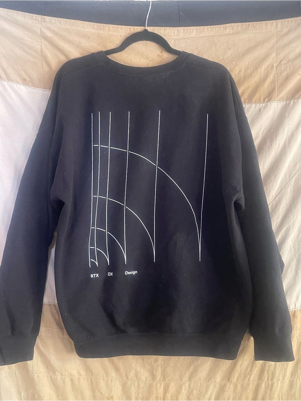 Raytheon Technologies RTX Design Black Sweatshirt